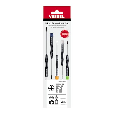Micro Screwdrivers Set, PH 5 Pcs MPN:99005PHPBU