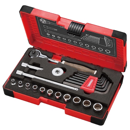 WOOD-COMPO Swivel Socket Wrench 1/4
