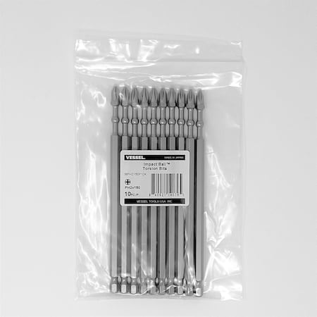 IMPACT BALL Torsion Bit PH2x150, PK10 MPN:IBPH2150P10K