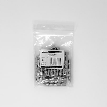 IMPACT BALL Torsion Bit PH2x50, PK25 MPN:IBPH250P25K