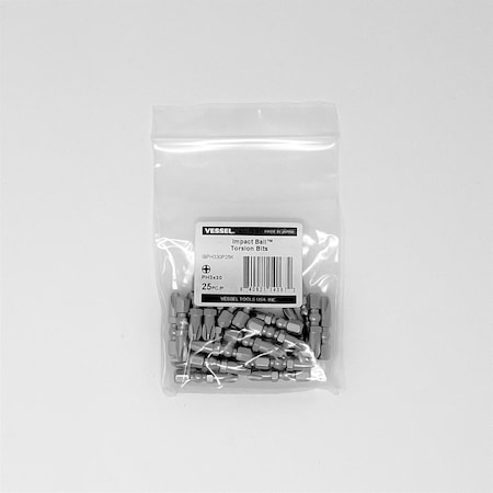 IMPACT BALL Torsion Bit PH3x30, PK25 MPN:IBPH330P25K