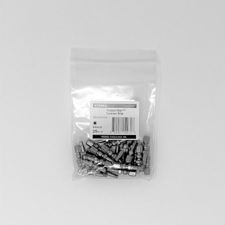 IMPACT BALL Torsion Bit SQ2x30, PK25 MPN:IBSQ230P25K
