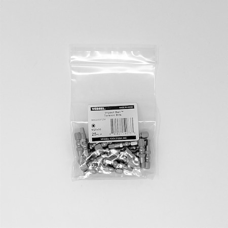 IMPACT BALL Torsion Bit SQ3x30, PK25 MPN:IBSQ330P25K