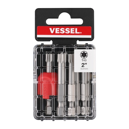 NECK TORSION Power Bit T40x50 W/ M, PK10 MPN:MGETX4050P10T