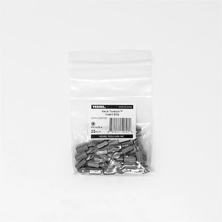 NECK TORSION Insert Bit PH1x25.4, PK25 MPN:NTPH1254P25K