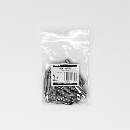 NECK TORSION Power Bit SQ1x50, PK25 MPN:NTSQ150P25K