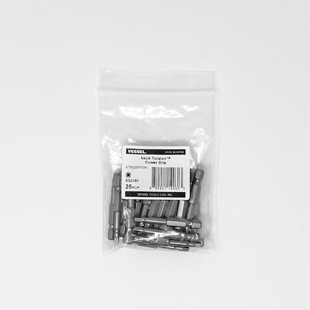 NECK TORSION Power Bit SQ2x50, PK25 MPN:NTSQ250P25K