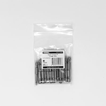 NECK TORSION Power Bit T15x50, PK25 MPN:NTTX1550P25K