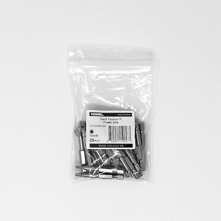 NECK TORSION Power Bit T20x50, PK25 MPN:NTTX2050P25K