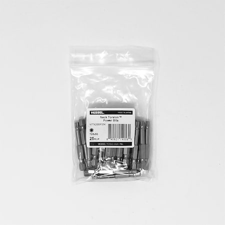 NECK TORSION Power Bit T25x50, PK25 MPN:NTTX2550P25K