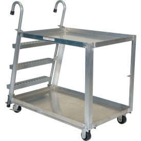 Vestil™ Aluminum Stock Picker with Steel Ladder 660 lb. Capacity 52