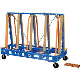 Vestil Steel/Wood Slab Transport Rack w/ Casters 97