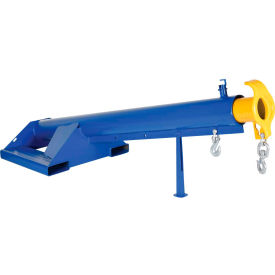Forklift Telescoping Fixed 15° Fork Jib Boom Crane LM-F15-4-24 4000 Lb. Capacity LM-F15-4-24