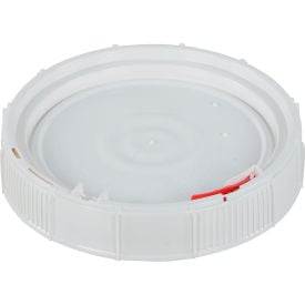 Vestil™ Polyethylene Lid For 3.5 5 & 6 Gallon Screw Top Pail White LID-SCR