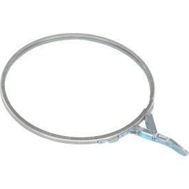 Vestil™ Steel UN Rated Lever Lock Closing Ring For 5 Gallon Pail Lids Silver LID-STL-LL-UNR