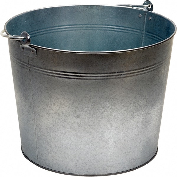 Buckets & Pails, Capacity: 5gal , Bucket Material: Galvanized Steel , Lid Type: No Lid , Style: Single Pail , Handle Material: Steel  MPN:BKT-GAL-500