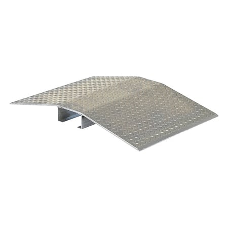 Cable Ramp, 3-3/8 in H, 3 ft L, 24 in W, 1 Channel, Aluminum, Silver MPN:FHCR-24-36-4