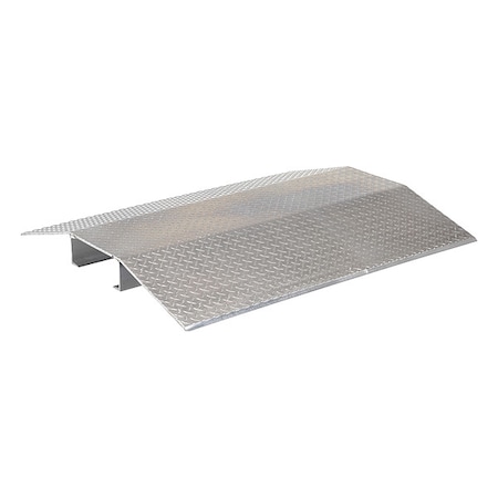 Cable Ramp, 4-3/8 in H, 4 ft L, 40 in W, 1 Channel, Aluminum, Silver MPN:FHCR-48-40-8-4H