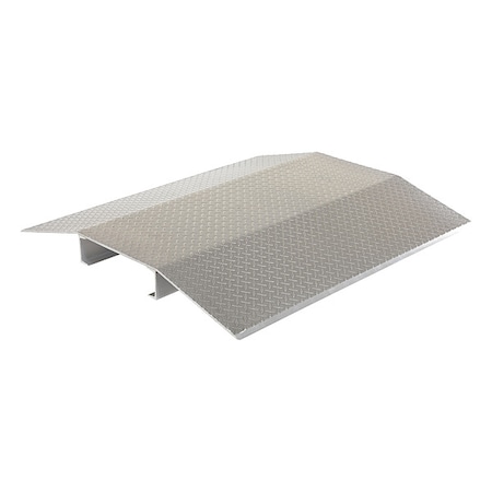 Cable Ramp, 4-3/8 in H, 4 ft L, 44 in W, 1 Channel, Aluminum, Silver MPN:FHCR-48-44-12-4H