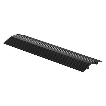 Extruded Alum Hose, Cable Crossover, 24Bk, 1.0625 H, 24 L, 7.125 W, Aluminum, Black MPN:HCR-24-BK