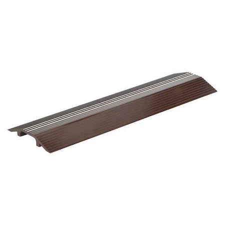 Extruded Alum Hose, Cable Crossover, 24Brn, 1.0625 H, 24 L, 7.125 W, Aluminum, Brown MPN:HCR-24-BRN