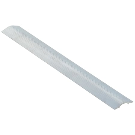 Cable Protector, 7/16 in H, 2 ft L, 2-7/8 in W, 1 Channel, Aluminum, Silver MPN:WR-24