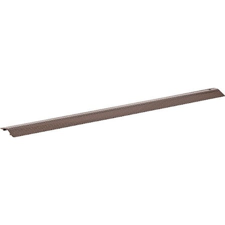 Extruded Alum. Hose/Cbl Crossover, 24, Brn, 0.4375 H, 24 L, 2.875 W, Aluminum, Brown MPN:WR-24-BRN