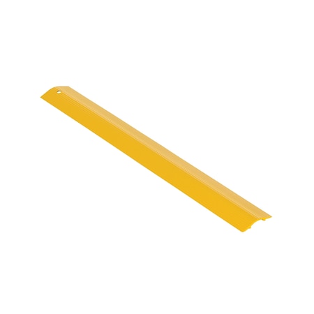 Cable Protector, 7/16 in H, 2 ft L, 2-7/8 in W, 1 Channel, Aluminum, Yellow MPN:WR-24-Y