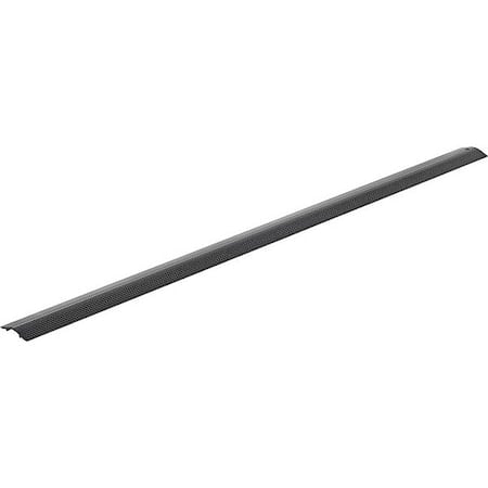 Extruded Alum. Hose/Cbl Crossover, 48, Blk, 0.4375 H, 48 L, 2.875 W, Aluminum, Black MPN:WR-48-BK