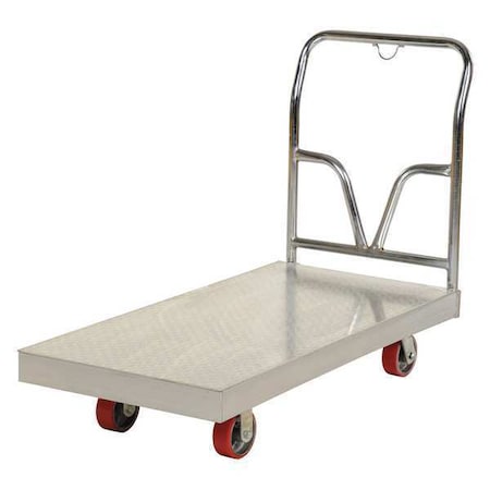 Silver Aluminum Sheet Deck Platform Truck 24 x 48 MPN:ASD-2448