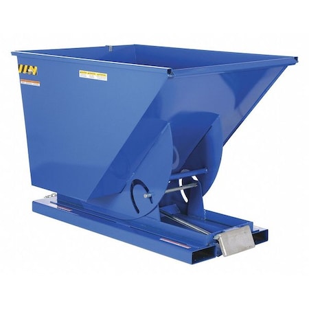 Light Duty Self-Dumping Hopper 1.5 Cubic Yard 2000 lb Blue MPN:D-150-LD