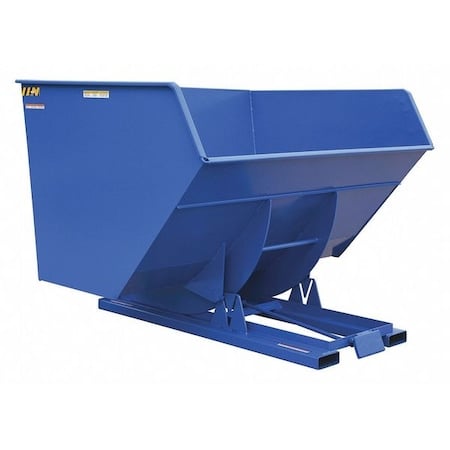 Heavy Duty Self-Dump Hopper 5 Cubic Yard 6000 lb Blue MPN:D-500-HD