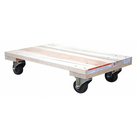 Hardwood Dolly - Solid Deck MPN:HDOS-1624-9