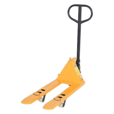 Steel Mini Hand Pallet Truck Fold Down 45 In. x 15 In. x 45 In. 1100 Lb. Capacity Yellow MPN:PM1-1532-MINI-FD