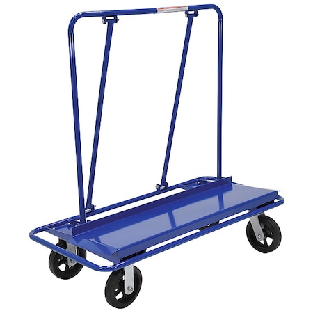 Drywall/Panel Cart 3000 lb Rubber 2 x 8 Casters 23 x 48 x 48 MPN:PRCT-S-MR