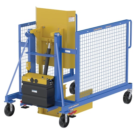 Ac Power Trash Can Dumper, Load Cap. 400 lb. MPN:TCD-M-48-AC