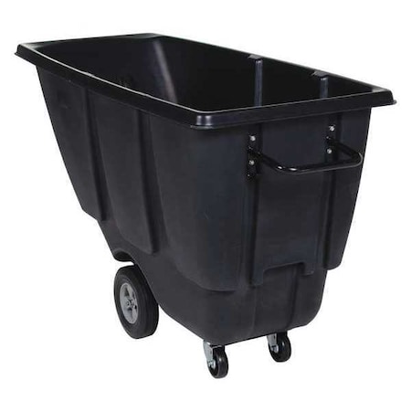 Light Duty Tilt Truck 1/2 Cubic Yard 450 lb Black MPN:TDT-50-LD-BLACK