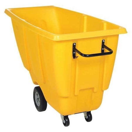 Light Duty Tilt Truck 1/2 Cubic Yard 450 lb Yellow MPN:TDT-50-LD-YELLOW
