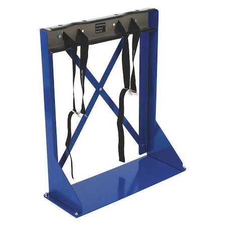 Blue/Gray Cylinder Bracket Stand 350 lb Capacity 2 Cylinders MPN:CB-S-2S