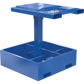 Vestil™ Steel Trash Bin Compactor Filled Weight Empty 2000 lb. Capacity FWBC-4242-2