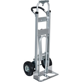 Vestil™ Aluminum 3-in-1 Convertible Hand Truck with Poly-On-Steel Wheels 500 lb. Capacity ALUM-3-CONV