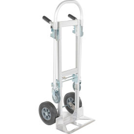 Vestil™ Aluminum Convertible Hand Truck with Hard Rubber Wheels 500 lb. Capacity ALUM-CONV-HR
