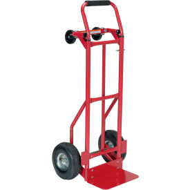 Vestil™ Steel Convertible Hand Truck with Pneumatic & Solid Rubber Wheels 500 lb. Cap. 48
