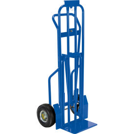 Vestil™ Steel 4-Wheel Hand Truck with Pneumatic & Mold-On Rubber Wheels 600 lb. Capacity TWC-600-DLX