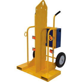 Vestil Welding Cylinder Cart Pneumatic Wheels 28 x 36-1/4 x 69-1/8 CYL-2