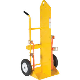 Vestil Fire Protection Welding Cylinder Cart Pneumatic Wheels 23 x 34-1/4 x 66-3/8 CYL-EH-FP