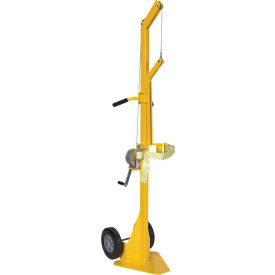 Vestil Portable Cylinder Lifter R with Hard Rubber Wheels CYL-LT-1-HR