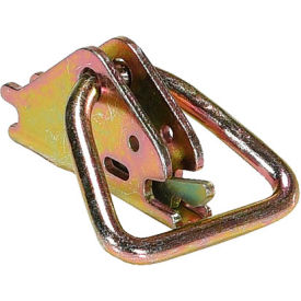 Vestil™ Metal D-Ring Tie Off For Attachment To E-Track Models Gold E-CLIP-D