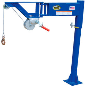 Low-Profile Manual Lift Van & Truck Jib Crane VAN-J 400 Lb. Capacity VAN-J