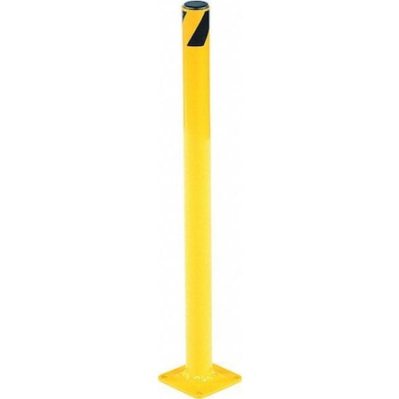 Steel Pipe Safety Bollard - Yellow MPN:BOL-24-2